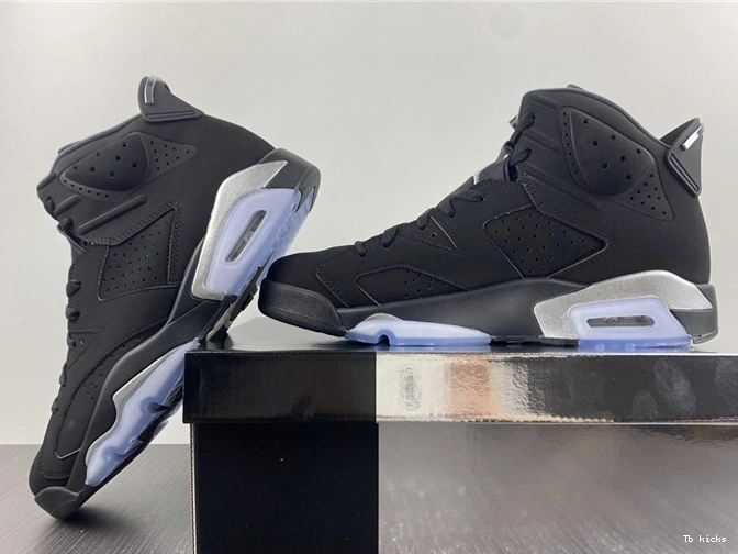 Rep TBK Retro DX2836- 4031 6 Silver Jordan Chrome Metallic Seasonal 1013